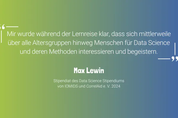Unser Stipendiat Max
